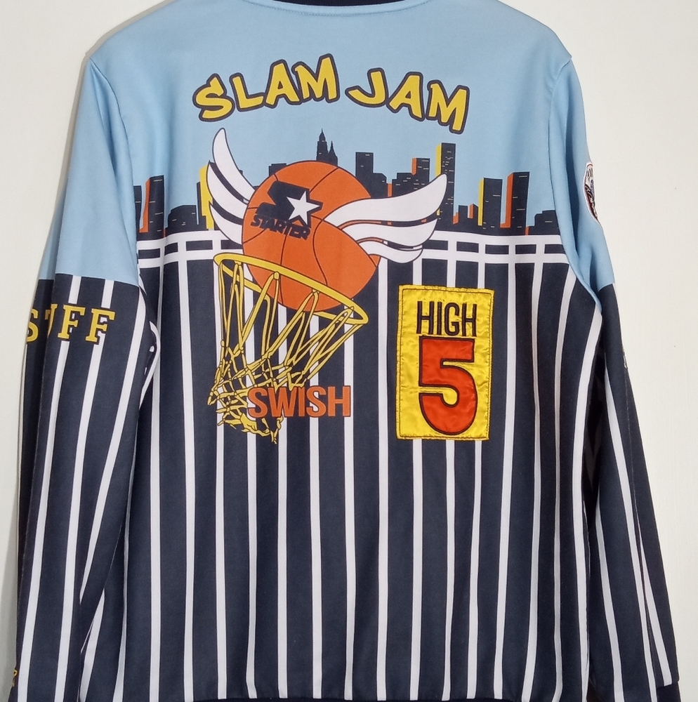 Starter Black Label City Players Blue and Black Sweatshirt - Picture 6 of 8